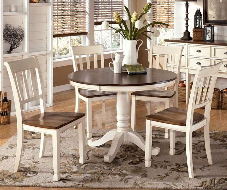 25+ Best Small Round Kitchen Table Ideas On Pinterest | Round Throughout Small Round Dining Table With 4 Chairs (Photo 14 of 20)