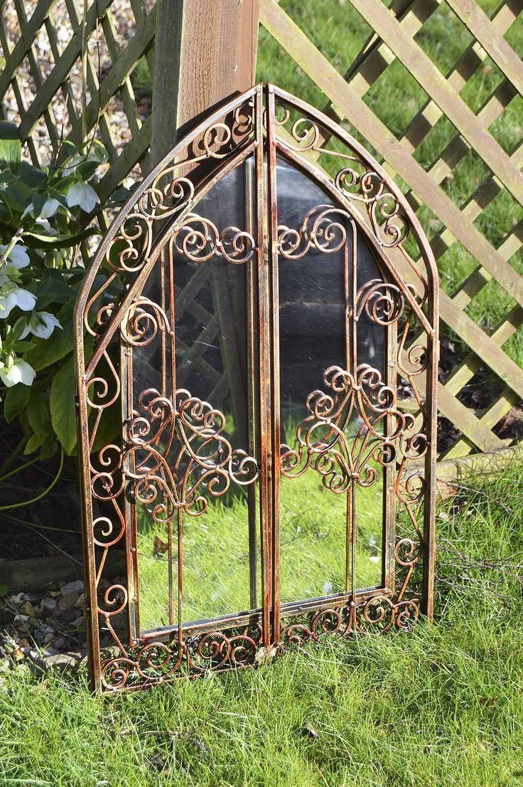 26 Best Garden Mirrors Images On Pinterest | Garden Mirrors, Wall Pertaining To Metal Garden Mirror (Photo 11 of 20)