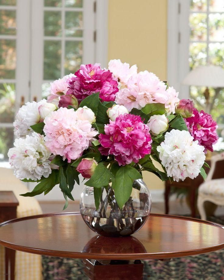 29 Best Silk Flower Arranging Images On Pinterest | Silk Flowers Inside Artificial Floral Arrangements For Dining Tables (View 13 of 20)
