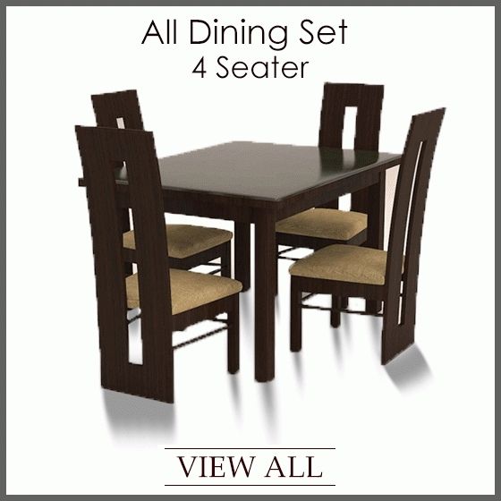 4 Seater Dining Set | Four Seater Dining Table And Chairs Pertaining To 4 Seat Dining Tables (View 4 of 20)