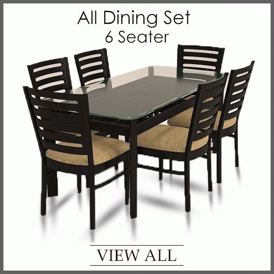 6 Seater Dining Set | Six Seater Dining Table And Chairs In 6 Seat Dining Tables And Chairs (Photo 15 of 20)
