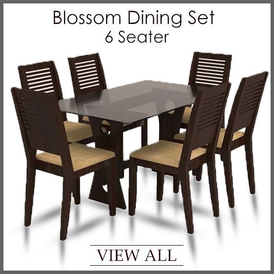 6 Seater Dining Set | Six Seater Dining Table And Chairs Regarding Six Seater Dining Tables (Photo 11 of 20)
