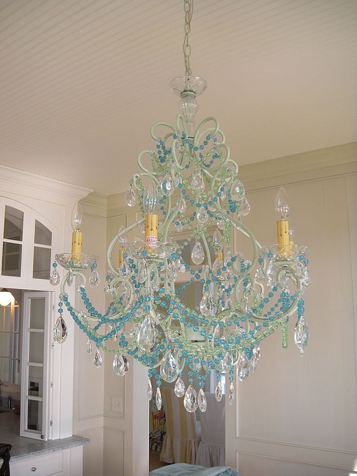 82 Best Blue Chandeliers Images On Pinterest With Turquoise Blue Chandeliers (Photo 7 of 25)