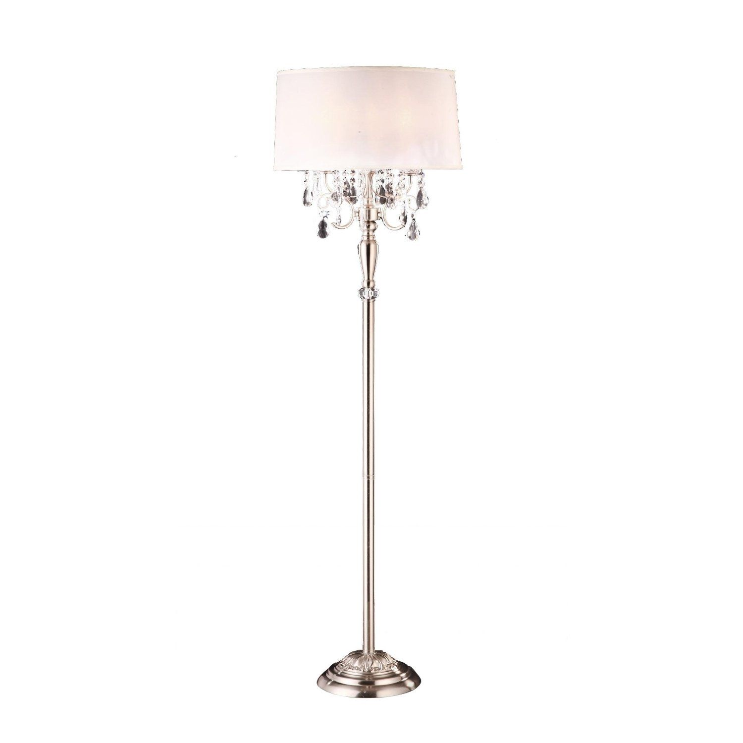 Affordable Stylish Floor Lamps Floor Decoration Throughout Tall Standing Chandelier Lamps (View 12 of 25)
