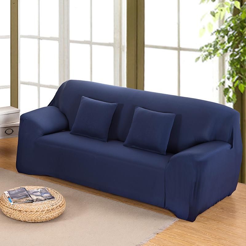 Aliexpress : Buy 4Size 5Color Spandex Stretch Sofa Cover With Blue Sofa Slipcovers (Photo 3 of 20)