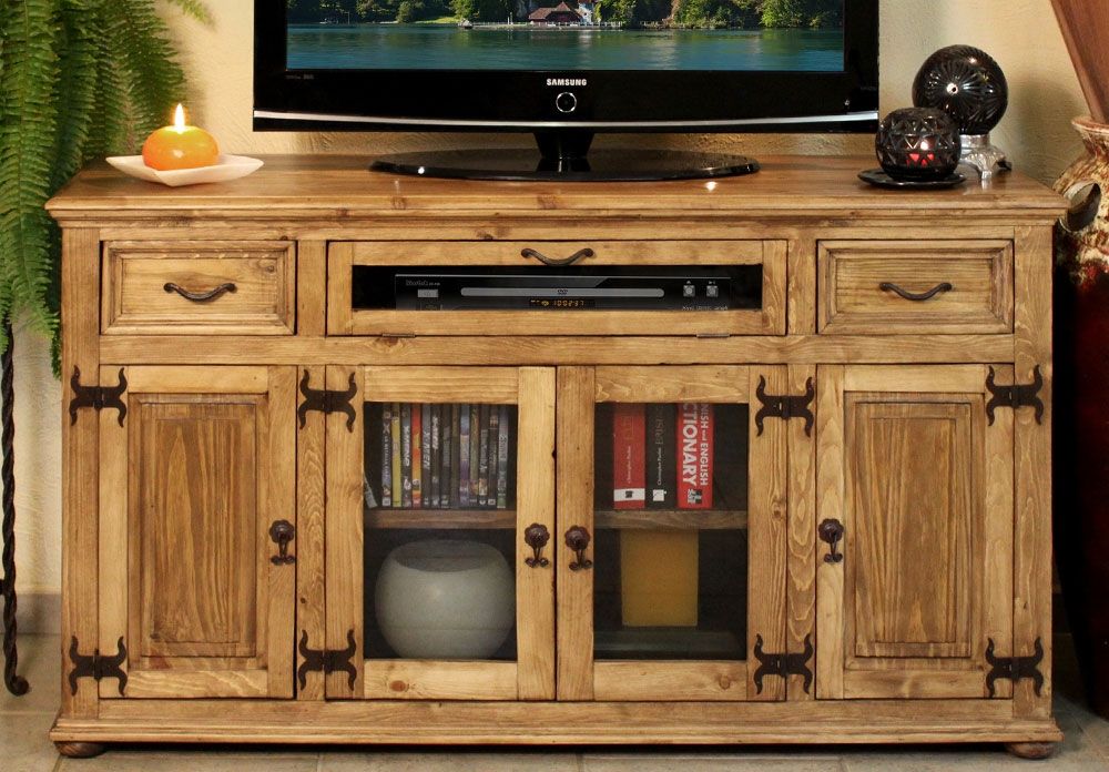 Amazing Brand New Rustic Pine TV Cabinets Throughout Rustic Tv Stand Rustic Tv Console Pine Wood Tv Cabinet (Photo 6 of 50)