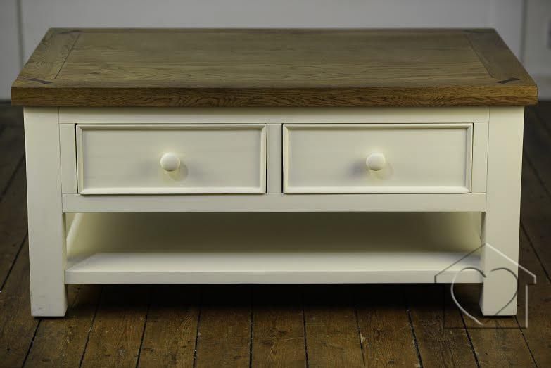 Amazing Common Cream Coffee Tables With Drawers With Regard To Farmhouse Cream Coffee Table 25900 A Fantastic Range Of (View 46 of 50)