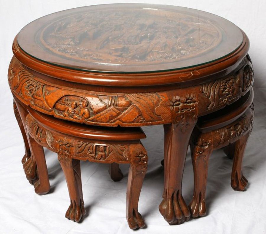 Amazing Deluxe Asian Coffee Tables With Asian Coffee Tables With Stools 2 (Photo 38 of 40)