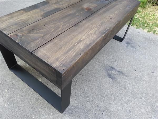 Amazing Elite Rustic Storage DIY Coffee Tables Regarding Pallet Coffee Table Rustic Style Pallet Furniture Diy (View 45 of 50)