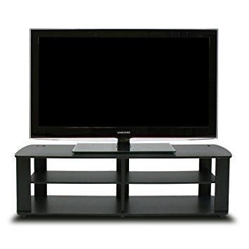 Amazing Fashionable TV Stands For 43 Inch TV Throughout Amazon Furinno 11191bk The Entertainment Center Tv Stand (View 50 of 50)