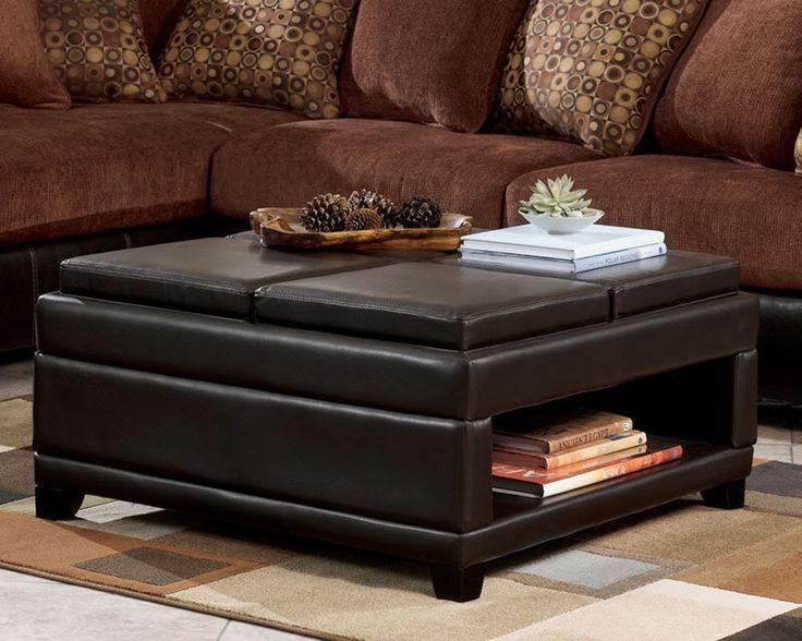Amazing High Quality Square Coffee Table Storages Regarding Best 25 Storage Ottoman Coffee Table Ideas On Pinterest (Photo 15 of 40)