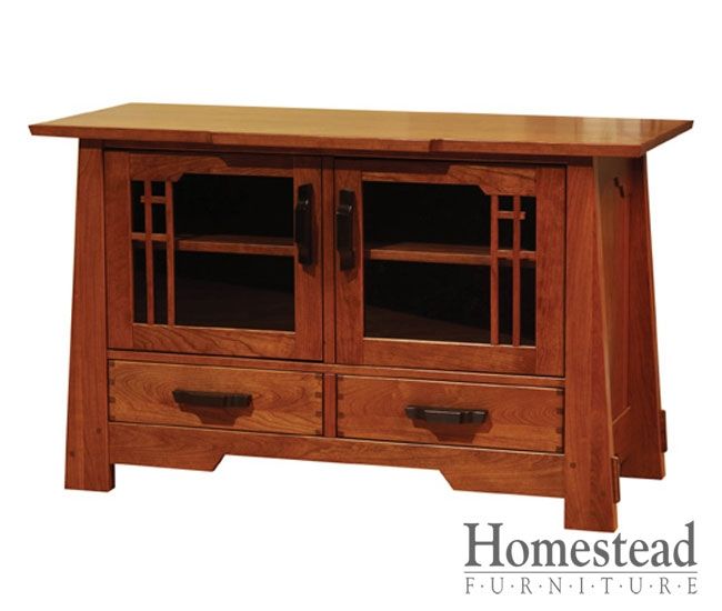 Amazing High Quality TV Stands Cabinets Throughout Custom Built Hardwood Furniture Homestead Furniture Made In Usa (View 25 of 50)