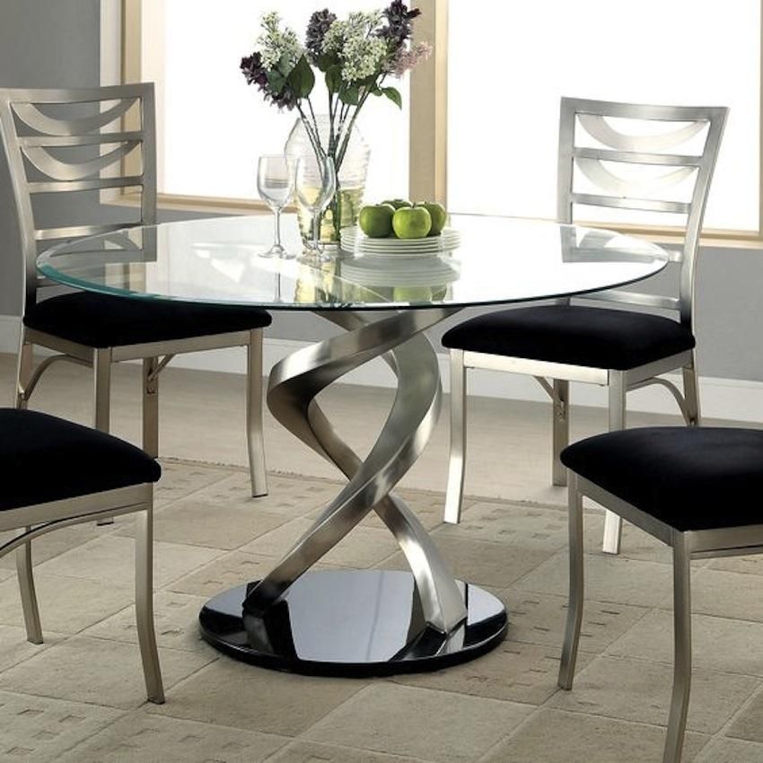 Amazing Modern Glass Dining Tables In Glass Dining Tables (Photo 7 of 20)