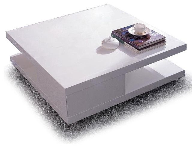 Amazing New Stylish Coffee Tables Intended For Modern White Base Stylish Coffee Table In Living Room Table And (Photo 16 of 40)