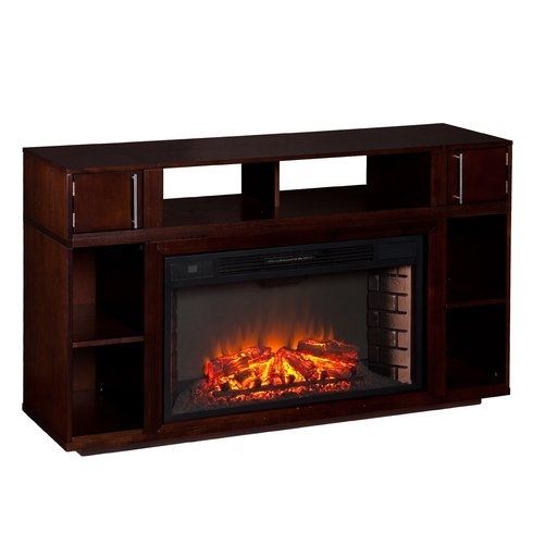 Amazing Popular Round TV Stands Intended For Dar Home Co Rosier 473 Tv Stand With Electric Fireplace For Stands (Photo 24 of 50)