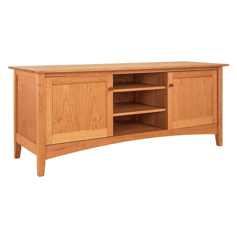 Amazing Premium Cherry TV Stands For Solid Cherry Wood Tv Stand American Shaker Media Console Made (View 18 of 50)