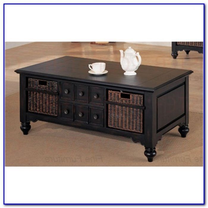 Amazing Series Of Coffee Tables With Basket Storage Underneath Intended For Coffee Table With Basket Storage Underneath Coffee Table Home (Photo 30 of 50)