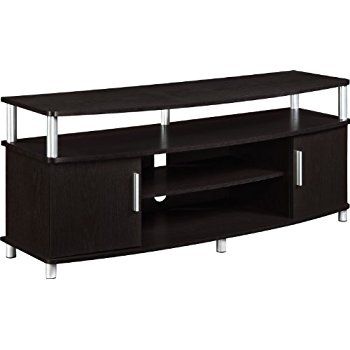 Amazing Series Of Expresso TV Stands For Amazon We Furniture 58 Wood Tv Stand Storage Console (View 14 of 50)