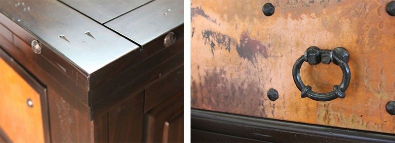 Amazing Top Cordoba TV Stands With Copper Tv Stand Rustic Copper Tv Console Copper Furniture (Photo 30 of 50)
