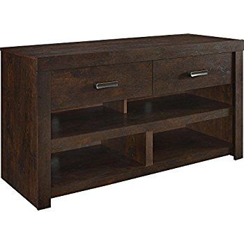 Amazing Top Dark Wood TV Stands Within Amazon South Shore Renta Tv Stand Chocolate Kitchen Dining (Photo 47 of 50)