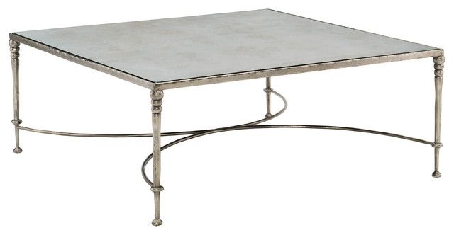 Amazing Top Vintage Mirror Coffee Tables With Regard To Freyja Industrial Silver Antique Mirror Square Coffee Table (View 31 of 40)