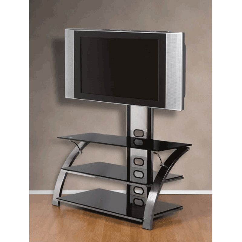 Amazing Trendy TV Stands 38 Inches Wide In Z Line Designs Phantom 3 In 1 Metal Tv Stand With Integrated Mount (View 8 of 50)