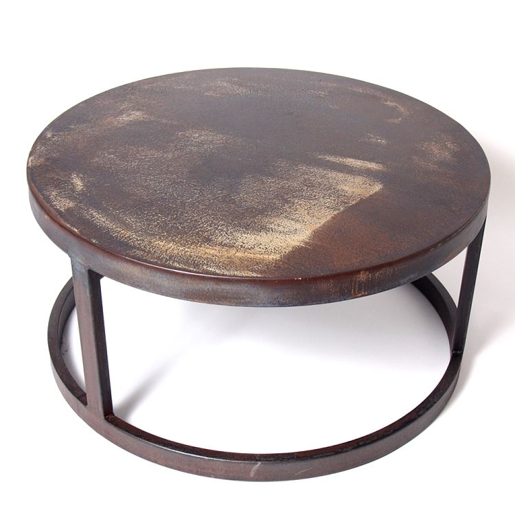 Amazing Unique Metal Round Coffee Tables Throughout Elegant Round Metal Coffee Table (View 3 of 50)