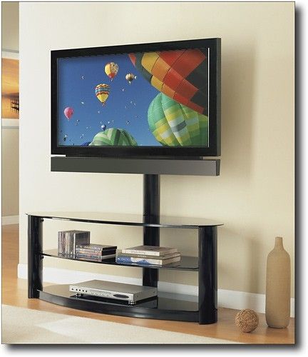 Amazing Unique TV Stands For Tube TVs With Regard To Whalen Furniture 3 In 1 Tv Stand For Most Flat Panel Tvs Up To 60 (Photo 14 of 50)