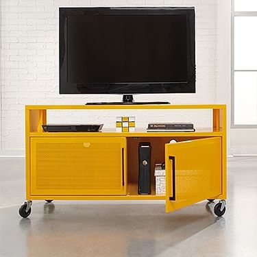 Amazing Unique Yellow TV Stands With Sauder Soft Modern 44 Tv Stand 414824 The Furniture Co (View 3 of 50)