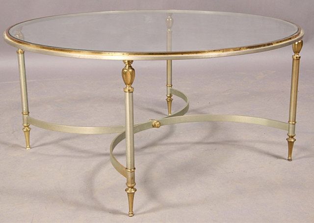 Amazing Well Known French Style Coffee Tables With Regard To Great Round French Bagues Jansen Style Coffee Table For Sale (Photo 25 of 40)