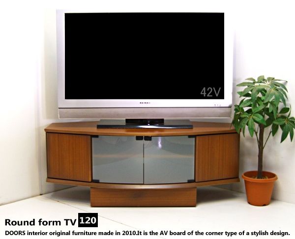 Amazing Wellknown Light Colored TV Stands Intended For E Nostyle Rakuten Global Market Free Width 120 Tv Stand Round (View 30 of 50)