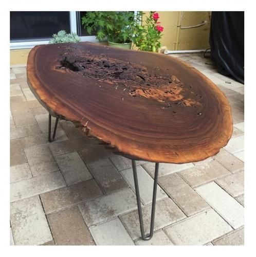 Amazing Wellknown Oval Walnut Coffee Tables Inside Coffee Tables Figured Black Walnut Lumber Live Edge Furniture (Photo 35 of 50)