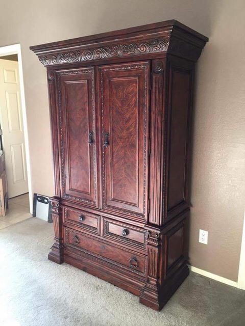 Amazing Wellknown Rustic Pine TV Cabinets In Tv Armoire Ebay (View 38 of 50)
