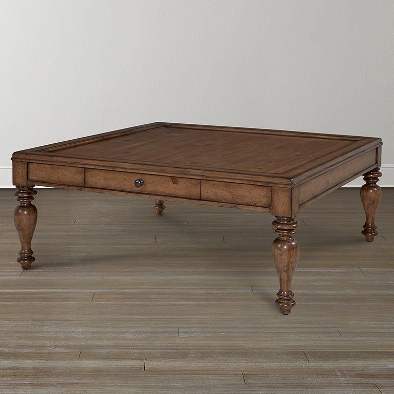 Amazing Wellliked Square Pine Coffee Tables Regarding Pine Square Coffee Table (Photo 13 of 50)