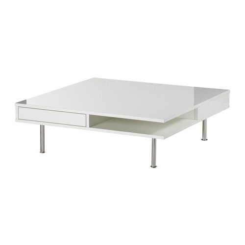 Amazing Widely Used High Gloss Coffee Tables Inside Tofteryd Coffee Table High Gloss White Ikea (Photo 40 of 40)