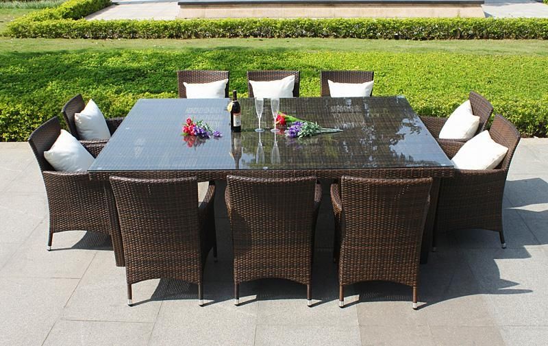 Amusing Garden Dining Table And Chairs Contemporary Outdoor Sets Throughout Garden Dining Tables (View 9 of 20)