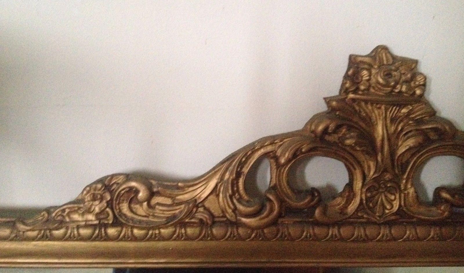 Antique Decorative Carved Wood Gold Gilt Mirror | What's It Worth Regarding Antique Gilt Mirror (Photo 10 of 20)