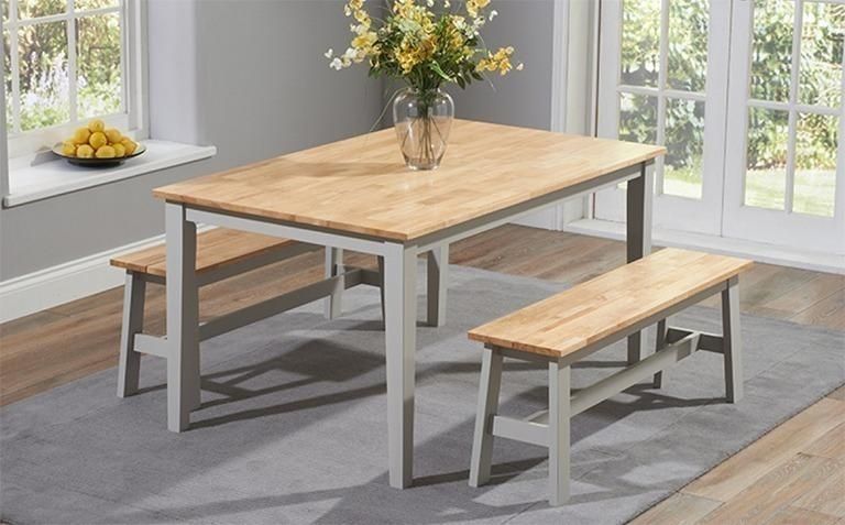 Appealing Dining Table Set With Bench 26 Big Small Dining Room Throughout Small Dining Tables And Bench Sets (Photo 6 of 20)