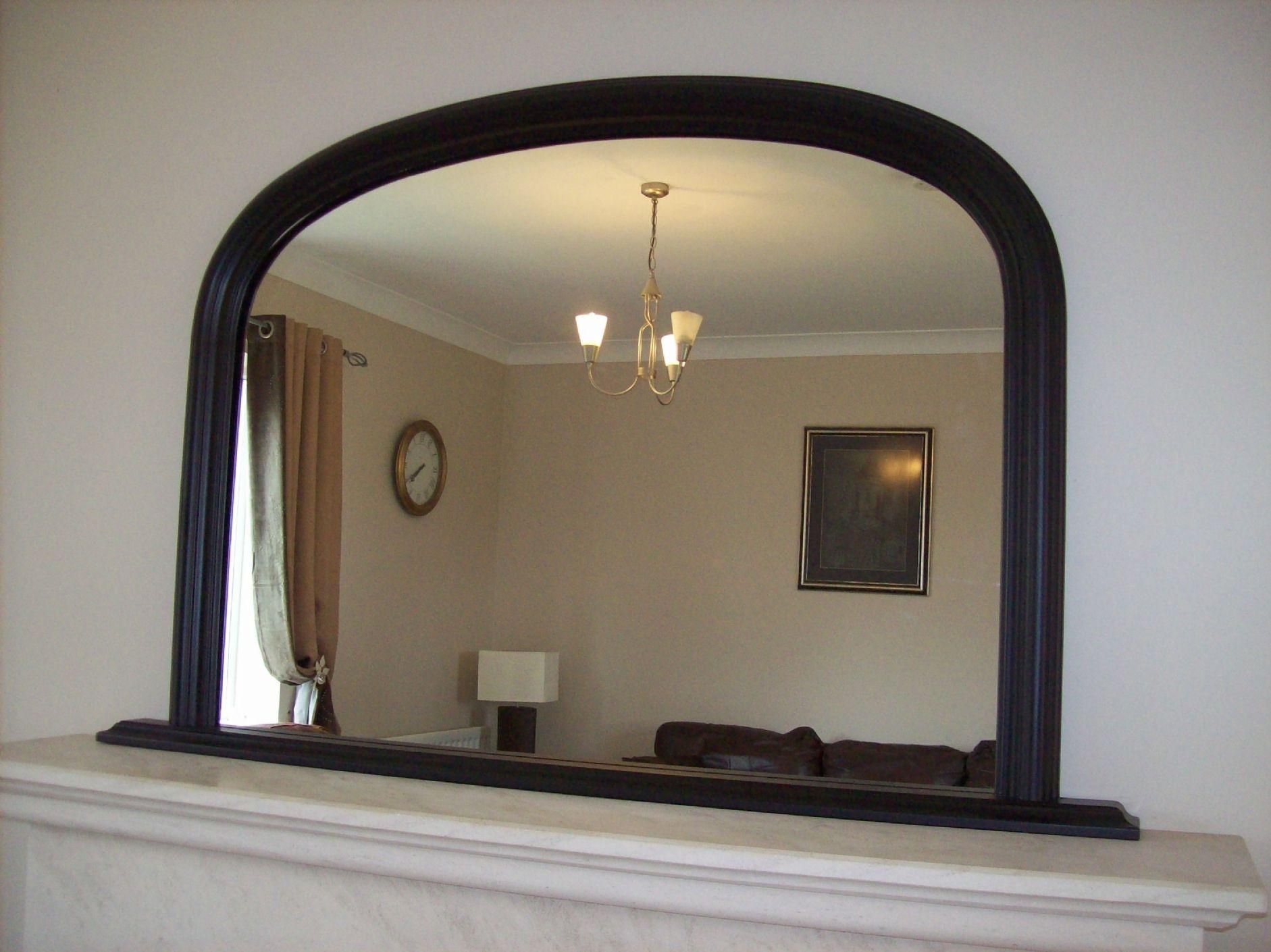 Arched Overmantle Mirror Pertaining To Overmantle Mirror (View 8 of 20)