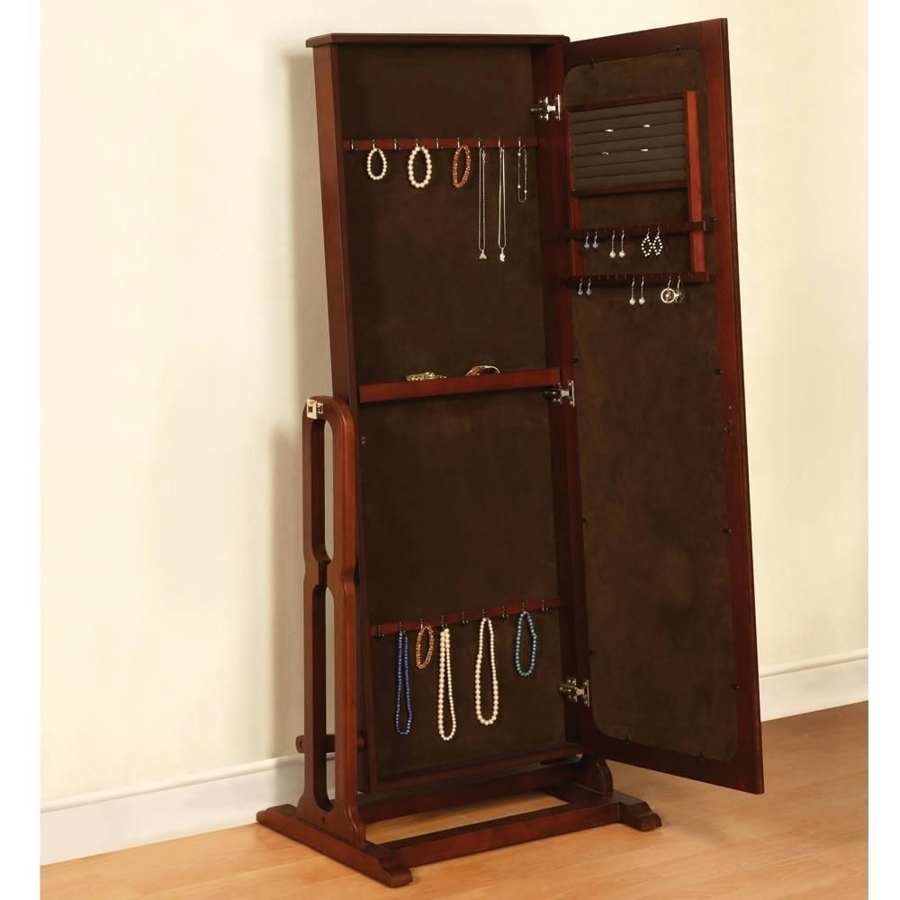 Armoire: Awesome Stand Up Mirror Jewelry Armoire Ideas Jewelry With Regard To Modern Free Standing Mirror (View 16 of 20)