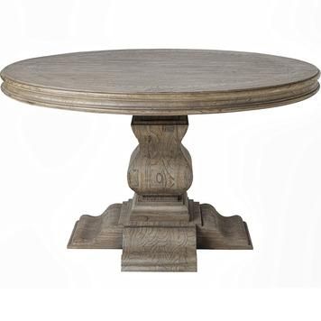 Aspen Round Dining Table In Gray – Closeoutambella Home – Home In Aspen Dining Tables (Photo 16 of 20)
