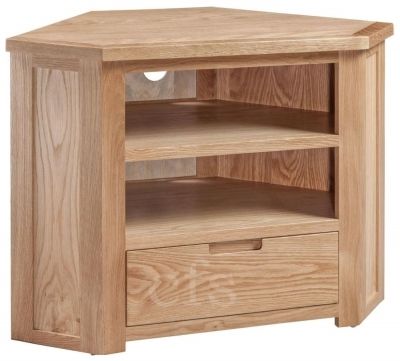 Awesome Best Corner Wooden TV Cabinets Within Corner Tv Cabinets Oak Tv Cabintes On Sale Cfs Uk (View 16 of 50)