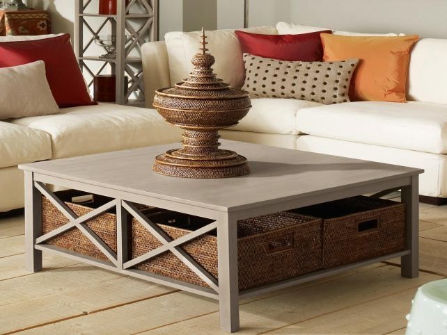 Awesome Best Square Coffee Table Storages With Best 25 Large Square Coffee Table Ideas On Pinterest Large (View 16 of 40)
