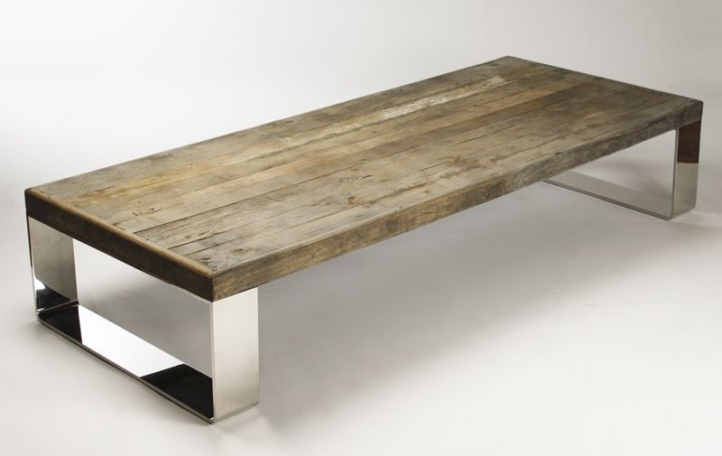 Awesome Best Wood Chrome Coffee Tables Inside Simple Reclaimed Wood Coffee Table Home Furniture Rustic Coffee (Photo 27153 of 35622)