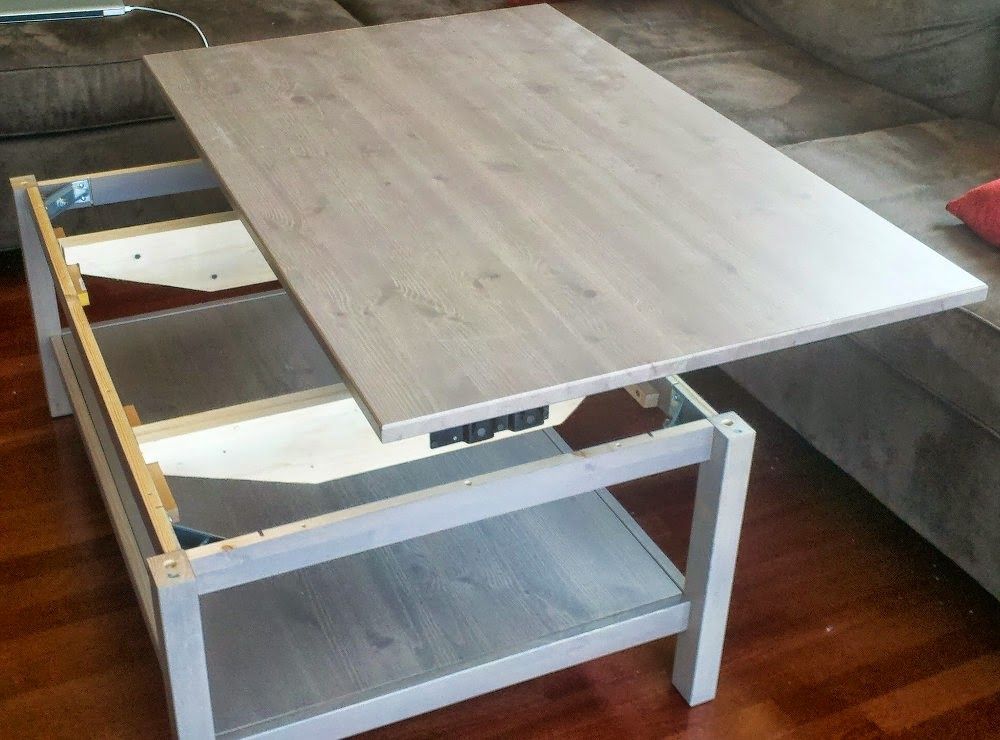 Awesome Brand New Elevating Coffee Tables With Regard To Hemnes Lift Top Coffee Table Ikea Hackers Ikea Hackers (View 38 of 50)