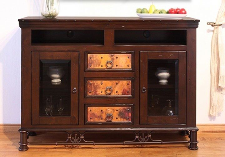 Awesome Deluxe Cordoba TV Stands For Copper Tv Stand Copper Tv Console Copper Furniture (Photo 13 of 50)