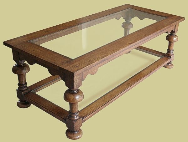 Awesome Elite Glass Oak Coffee Tables Within Best 47 Oak Occassional Reproduction Images On Pinterest Home Decor (View 45 of 50)