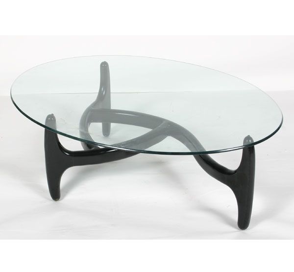 Awesome Elite Oval Black Glass Coffee Tables Pertaining To Oval Metal Glass Coffee Tables (Photo 17 of 50)