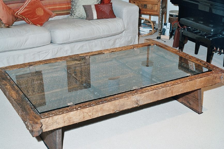 Awesome Fashionable Antique Glass Top Coffee Tables For Wonderful Display Coffee Table (View 3 of 50)