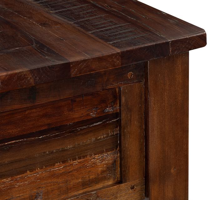 Awesome Fashionable Reclaimed Wood Coffee Tables Pertaining To Bowry Reclaimed Wood Coffee Table Pottery Barn (Photo 43 of 50)